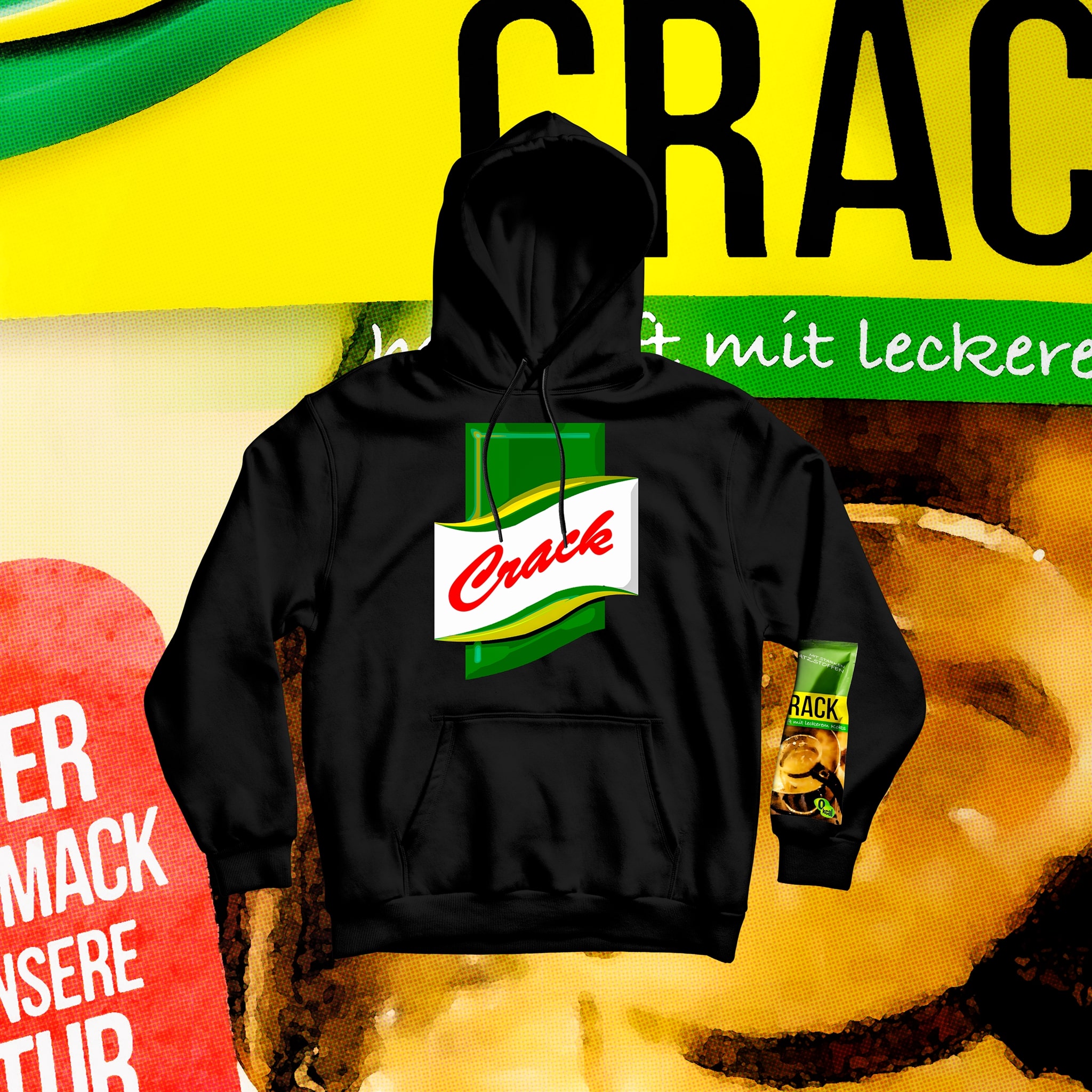 Bild von CRACK - HOODY [schwarz]
